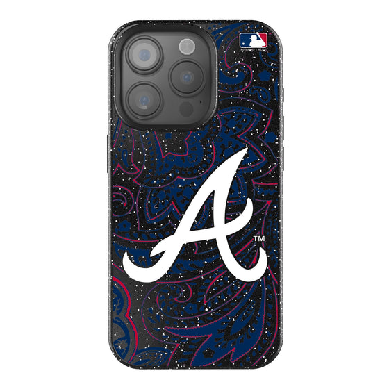 Atlanta Braves Paisley Bling Phone Case-0