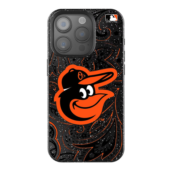 Baltimore Orioles Paisley Bling Phone Case-0