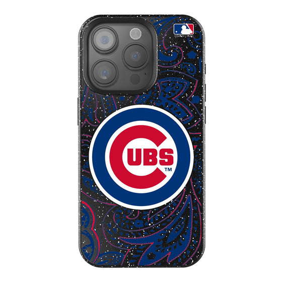 Chicago Cubs Paisley Bling Phone Case-0