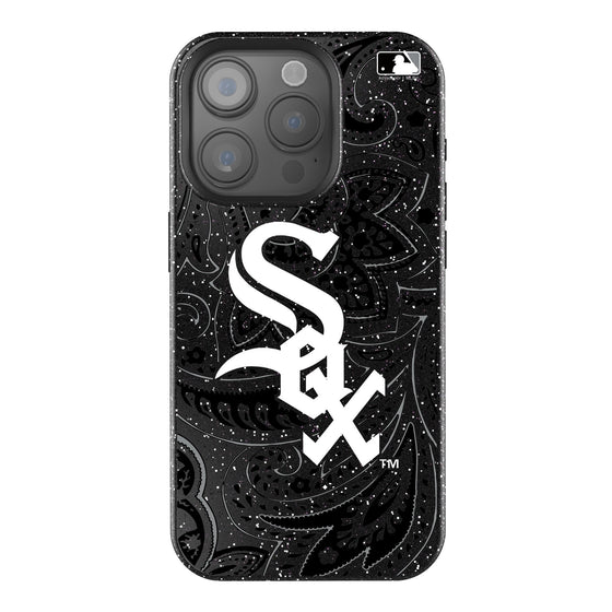 Chicago White Sox Paisley Bling Phone Case-0