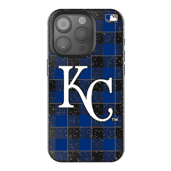 Kansas City Royals Plaid Bling Phone Case-0