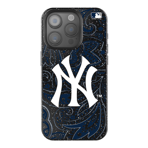 New York Yankees Paisley Bling Phone Case-0