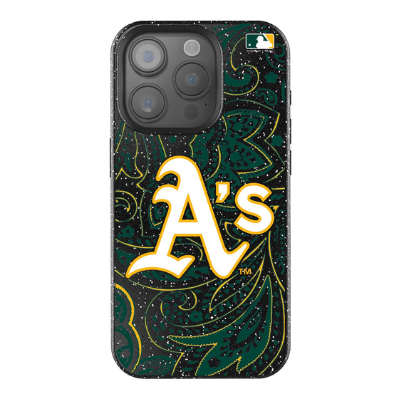 Oakland Athletics Paisley Bling Phone Case-0