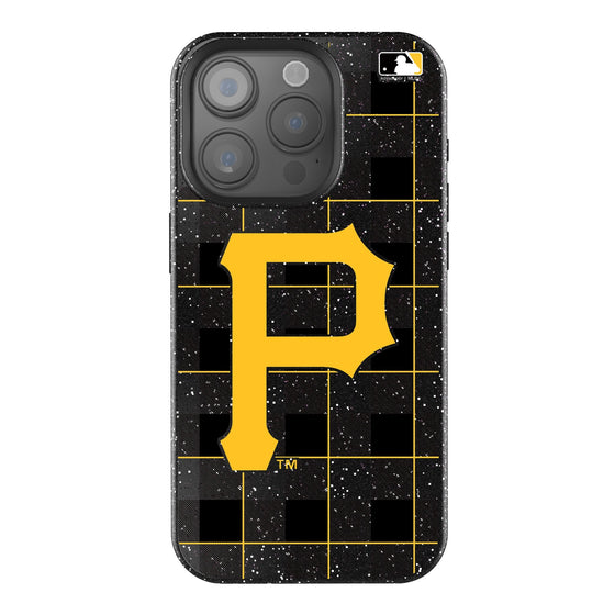 Pittsburgh Pirates Plaid Bling Phone Case-0