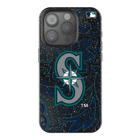 Seattle Mariners Paisley Bling Phone Case-0