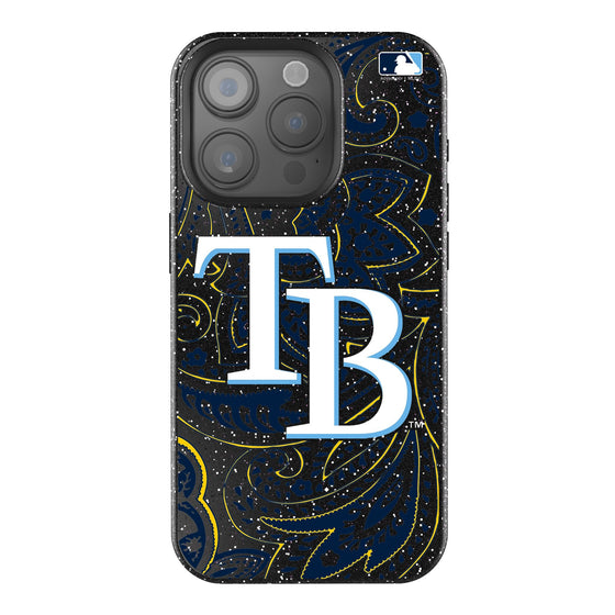 Tampa Bay Rays Paisley Bling Phone Case-0