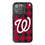 Washington Nationals Plaid Bling Phone Case-0