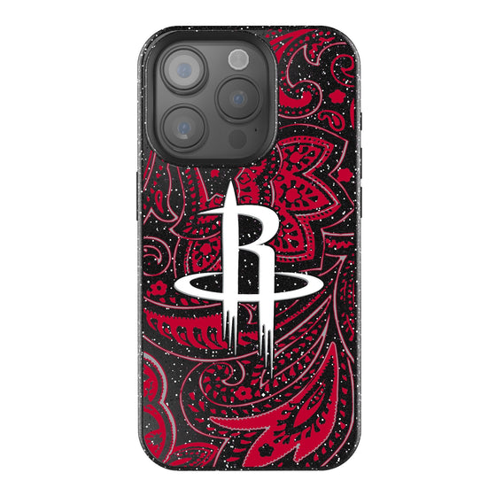 Houston Rockets Paisley Bling Phone Case-0