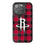 Houston Rockets Plaid Bling Phone Case-0