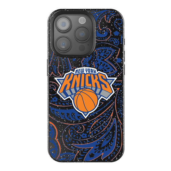 New York Knicks Paisley Bling Phone Case-0