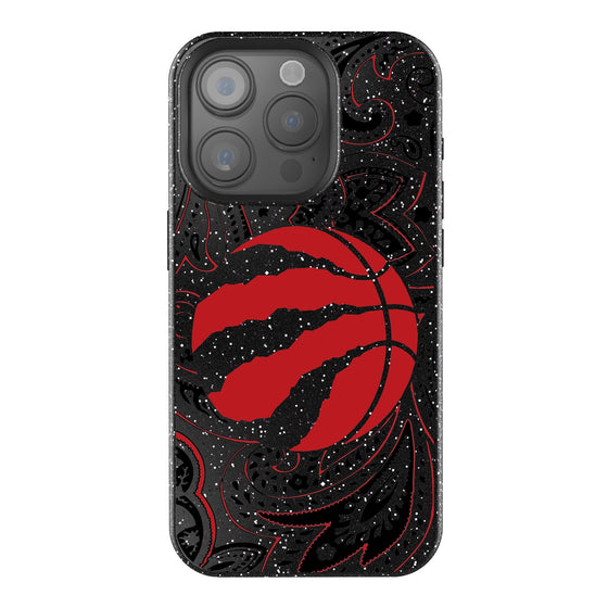 Toronto Raptors Paisley Bling Phone Case-0