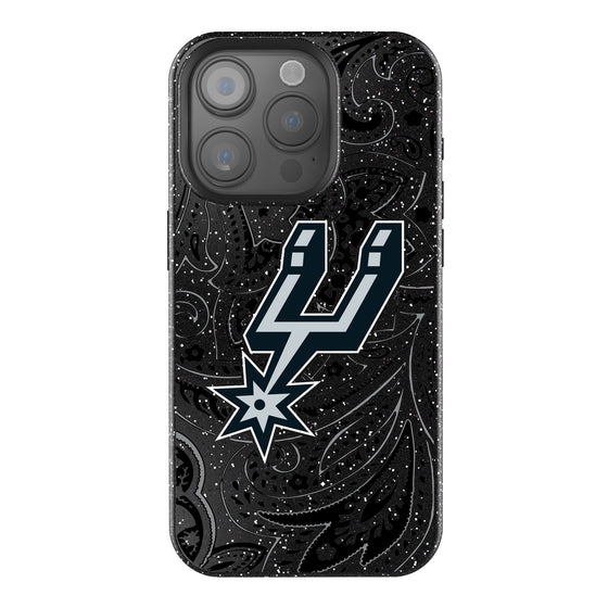 San Antonio Spurs Paisley Bling Phone Case-0