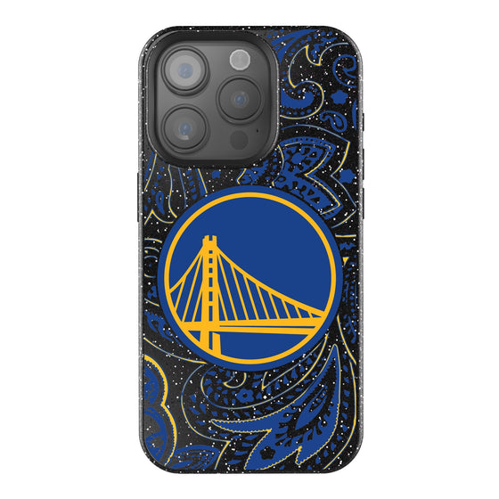 Golden State Warriors Paisley Bling Phone Case-0