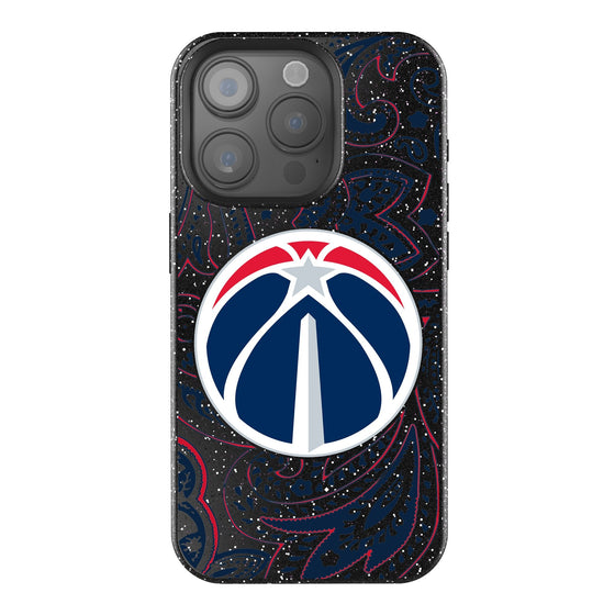 Washington Wizards Paisley Bling Phone Case-0