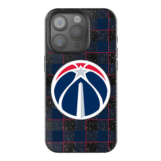 Washington Wizards Plaid Bling Phone Case-0