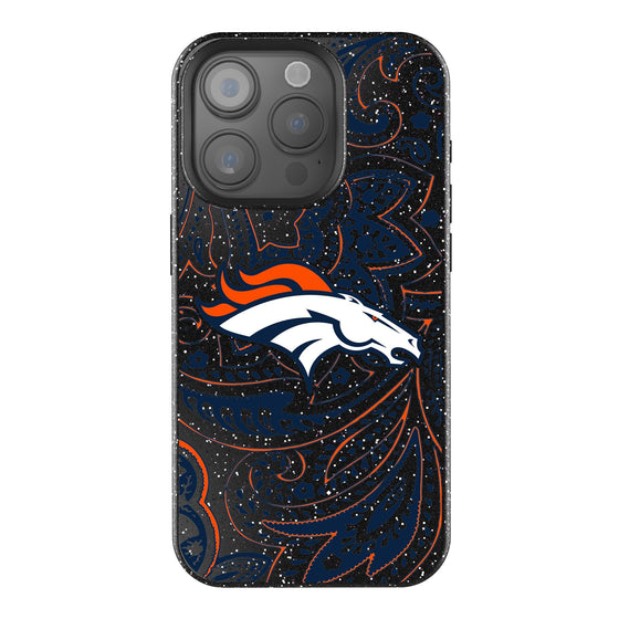 Denver Broncos Paisley Bling Phone Case-0