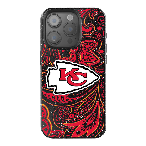 Kansas City Chiefs Paisley Bling Phone Case-0