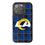 Los Angeles Rams Plaid Bling Phone Case-0