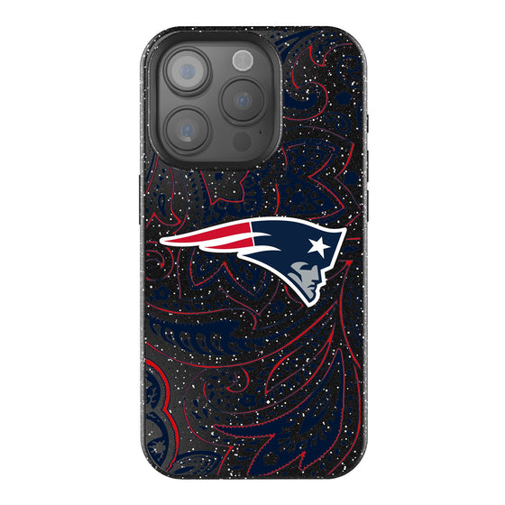 New England Patriots Paisley Bling Phone Case-0