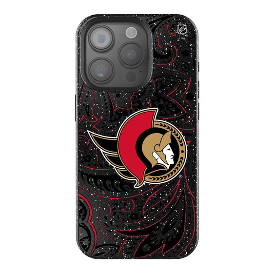 Ottawa Senators Paisley Bling Phone Case-0