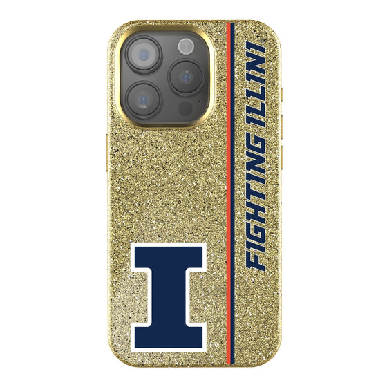 Illinois Fighting Illini Sidebar Bling Phone Case-0