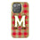 Maryland Terrapins Plaid Bling Phone Case-0