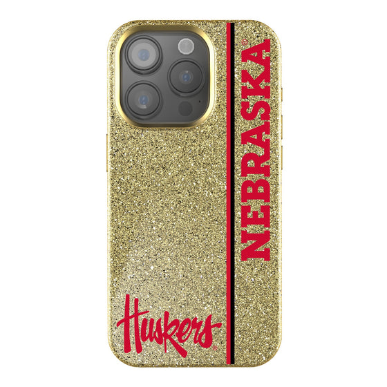 Nebraska Huskers Sidebar Bling Phone Case-0