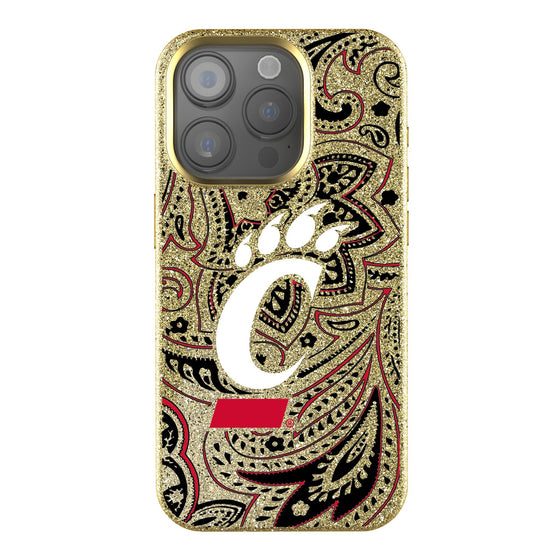 Cincinnati Bearcats Paisley Bling Phone Case-0