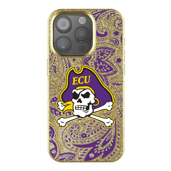 East Carolina Pirates Paisley Bling Phone Case-0