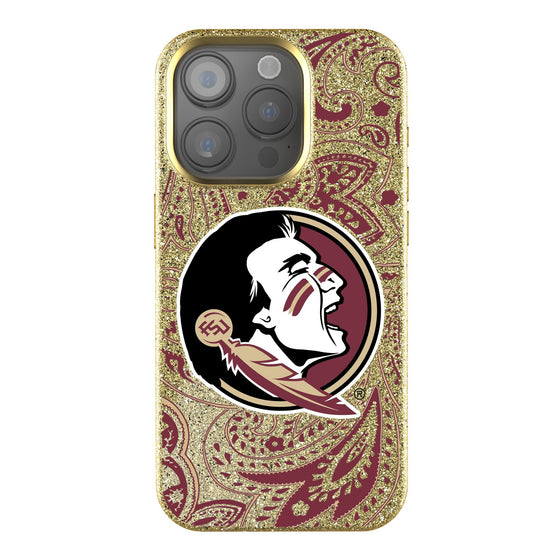 Florida State Seminoles Paisley Bling Phone Case-0