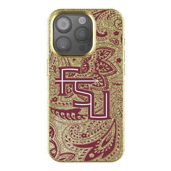 Florida State Seminoles Paisley Bling Phone Case-0