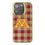 Minnesota Golden Gophers Plaid Bling Phone Case-0