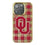 Oklahoma Sooners Plaid Bling Phone Case-0