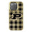 Purdue Boilermakers Plaid Bling Phone Case-0