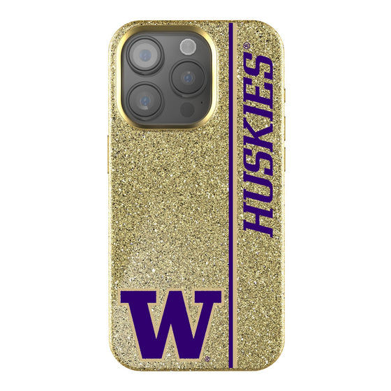 Washington Huskies Sidebar Bling Phone Case-0