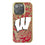 Wisconsin Badgers Paisley Bling Phone Case-0