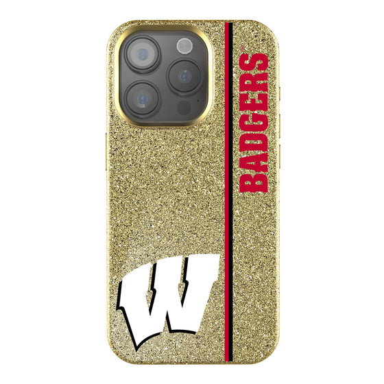 Wisconsin Badgers Sidebar Bling Phone Case-0