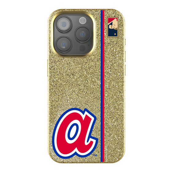 Atlanta Braves 1972-1980 - Cooperstown Collection Sidebar Bling Phone Case-0