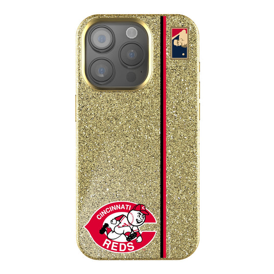 Cincinnati Reds 1974-1992 - Cooperstown Collection Sidebar Bling Phone Case-0