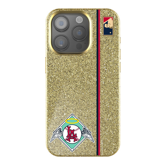 LA Angels 1961-1965 - Cooperstown Collection Sidebar Bling Phone Case-0