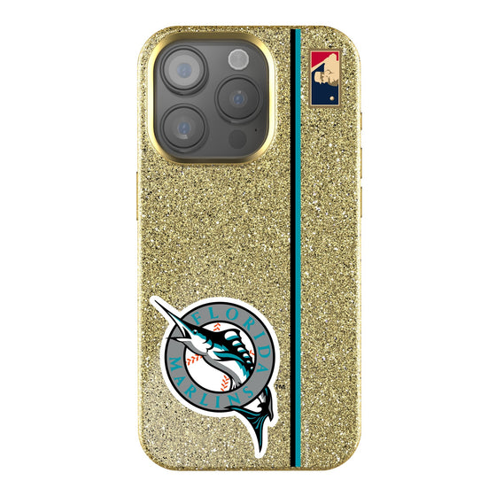 Miami Marlins 1993-2011 - Cooperstown Collection Sidebar Bling Phone Case-0