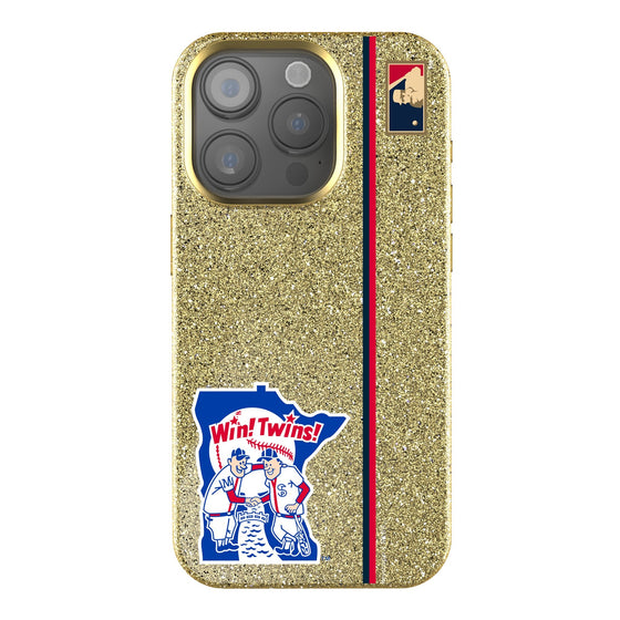 Minnesota Twins 1976-1986 - Cooperstown Collection Sidebar Bling Phone Case-0