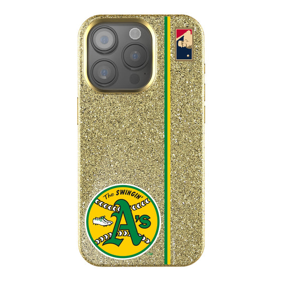 Oakland As 1971-1981 - Cooperstown Collection Sidebar Bling Phone Case-0