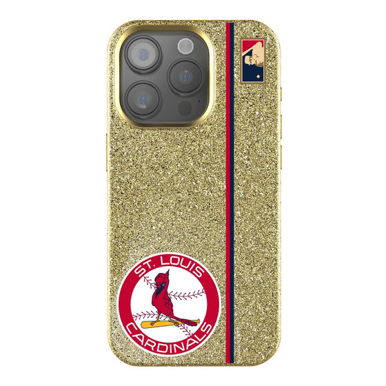 St Louis Cardinals 1966-1997 - Cooperstown Collection Sidebar Bling Phone Case-0