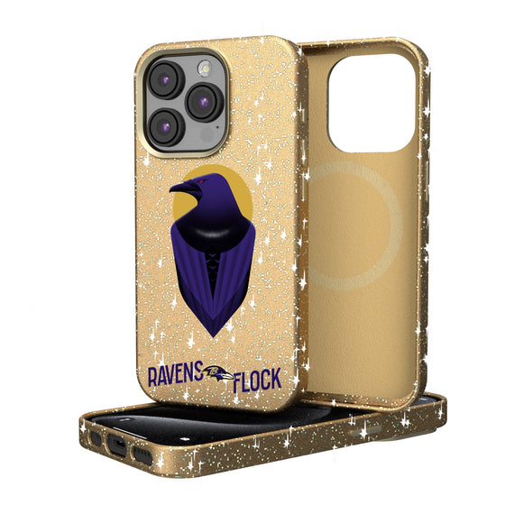 Baltimore Ravens 2024 Illustrated Limited Edition Bling Phone Case-0
