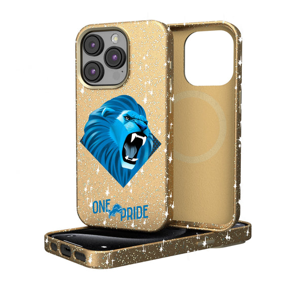 Detroit Lions 2024 Illustrated Limited Edition Bling Phone Case-0