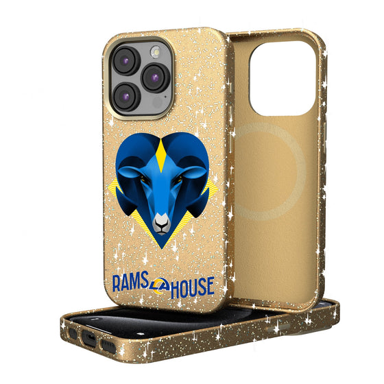 Los Angeles Rams 2024 Illustrated Limited Edition Bling Phone Case-0