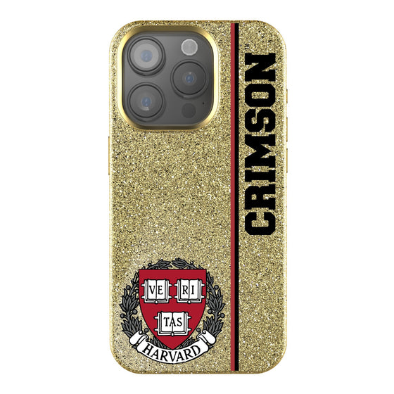 Harvard Crimson Sidebar Bling Phone Case-0