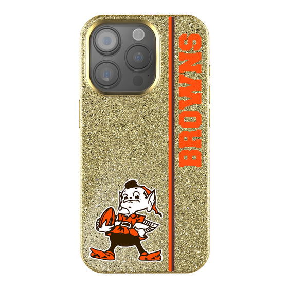 Cleveland Browns Historic Collection Sidebar Bling Phone Case-0