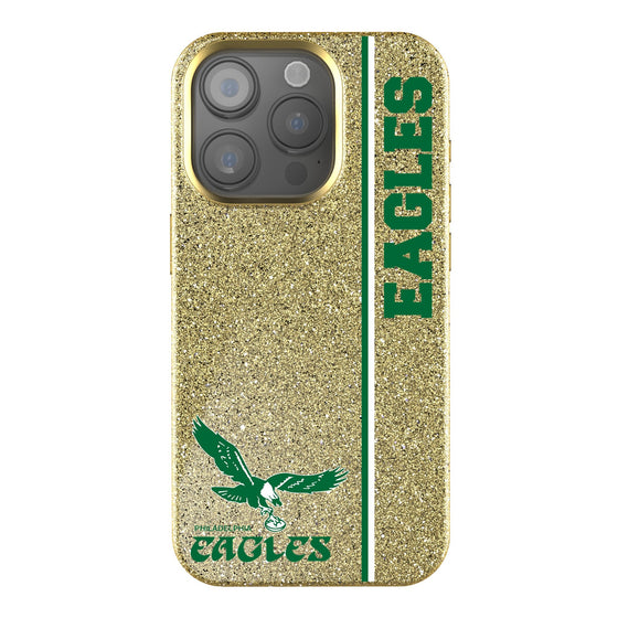 Philadelphia Eagles 1973-1995 Historic Collection Sidebar Bling Phone Case-0